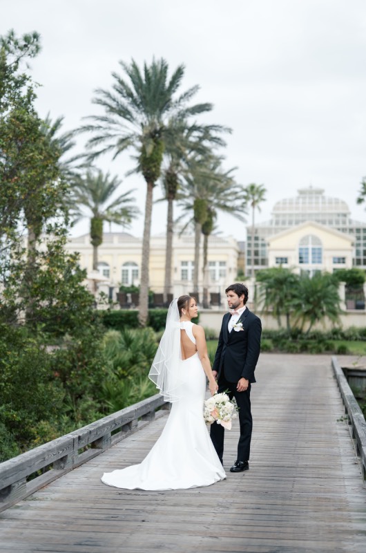 Uncorked Occasions Wins Best Design Award-The Styled Challenge, Bride Groom on Dock
