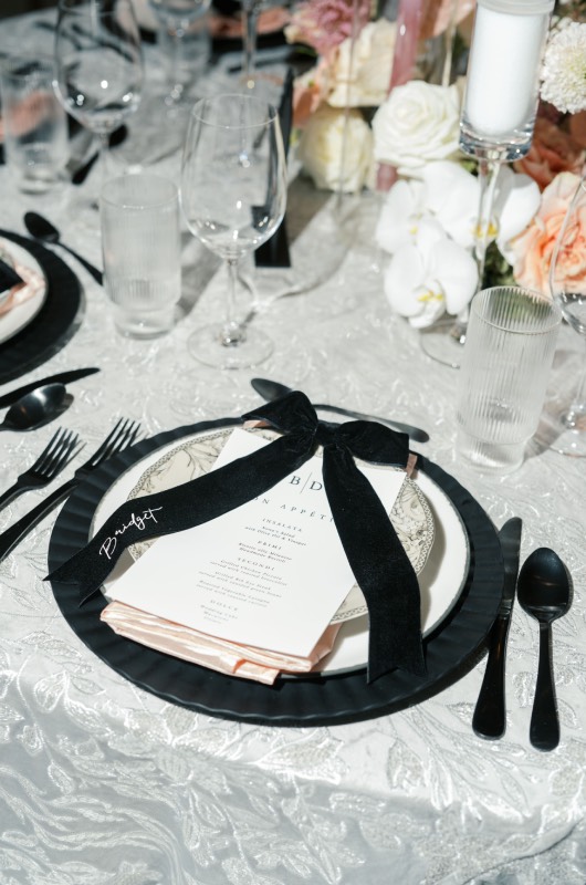 Uncorked Occasions Wins Best Design Award-The Styled Challenge, Menu