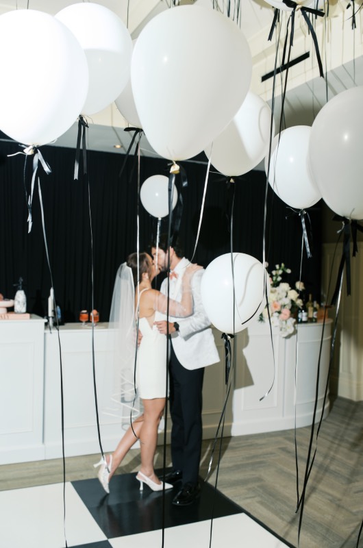 Uncorked Occasions Wins Best Design Award-The Styled Challenge, Reception balloons