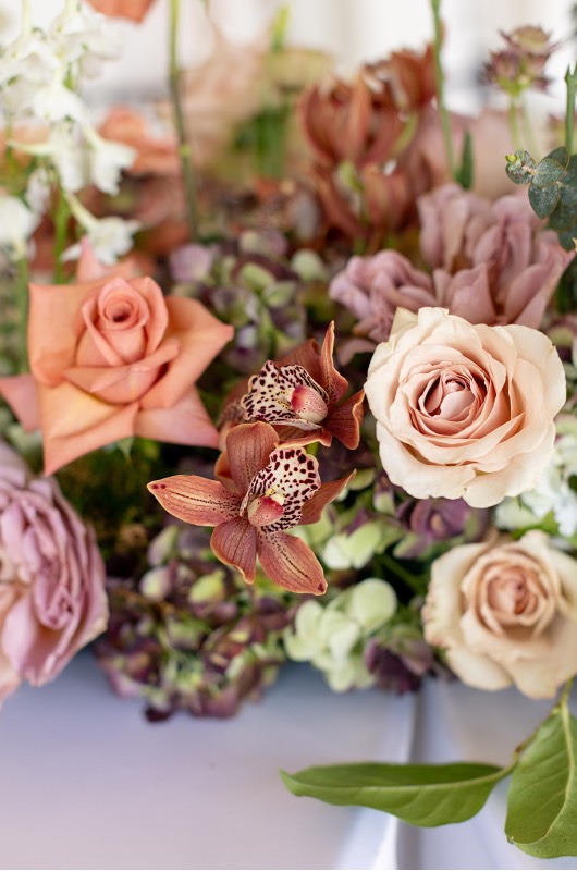 Mocha Mousse & Modern Romance A Wedding Editorial Steeped in Style tiger lily
