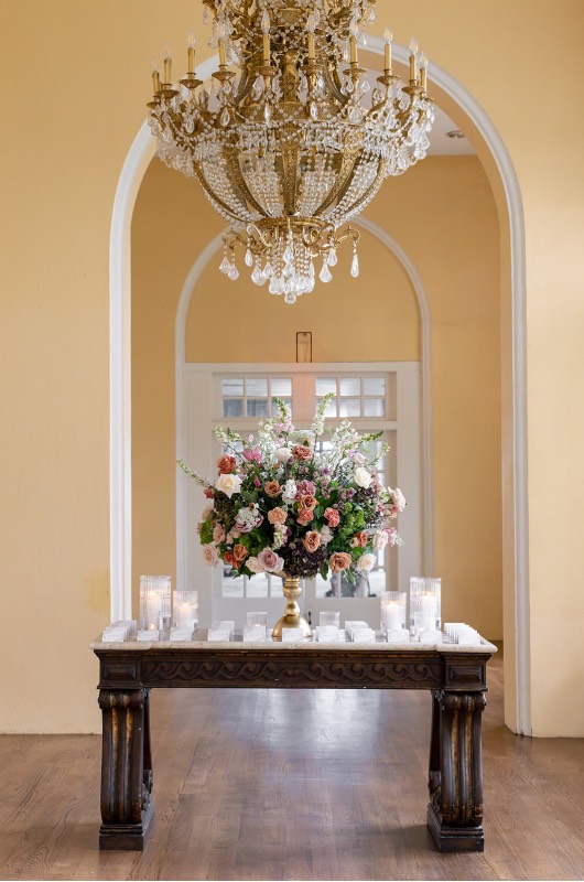 Mocha Mousse & Modern Romance A Wedding Editorial Steeped in Style entrance