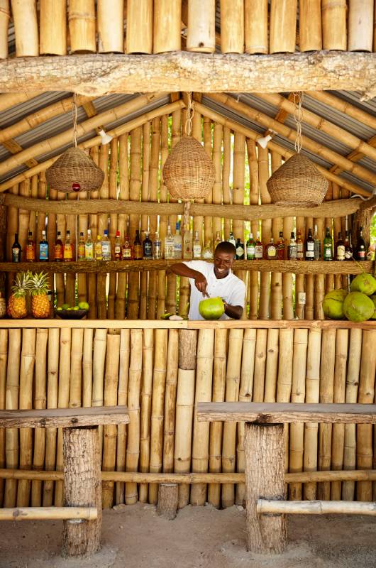 Dreamy Getaways Our Favorites from Panama to Greece Jamaica beach bar