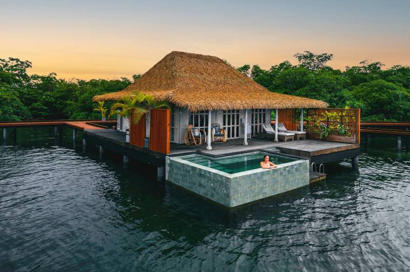 Dreamy Island Getaways Our Favorites from Panama to Greece bungalows over water frangipani island panama Dreamy Island Getaways Our Favorites from Panama to Greece bungalows over water frangipani island panama