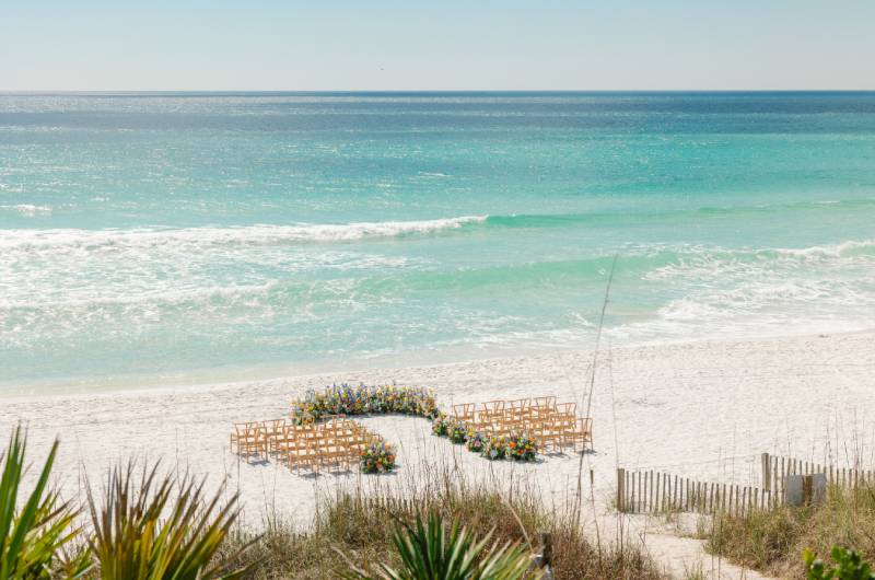 raebird weddings events the trendsetter series by southern bride seaside fl ceremony setup