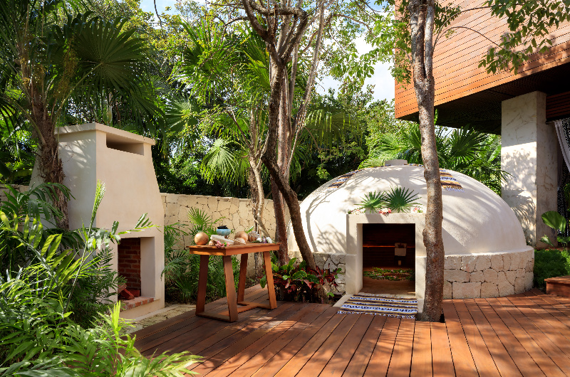 Eco Luxury fairmont mayakoba temazcal ceremony Eco Luxury fairmont mayakoba temazcal ceremony