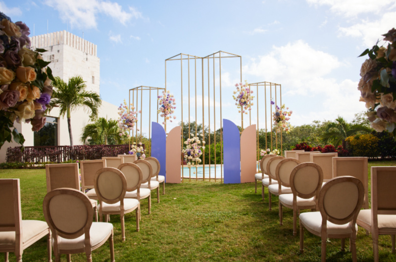 Eco Luxury fairmont mayakoba lawn wedding Eco Luxury fairmont mayakoba lawn wedding