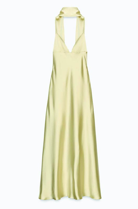 rs (Zara) Satin Effect Foulard Dress