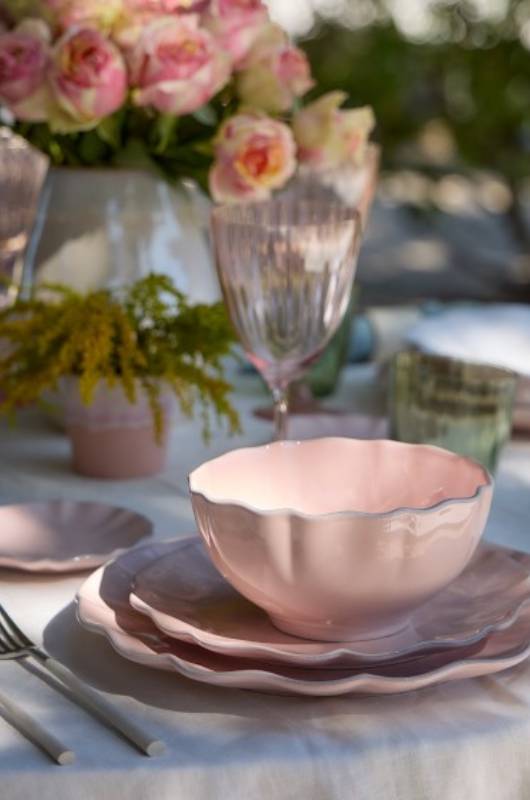 Setting the Table to a Lifetime Together Costa Nova Bridal Registr pink