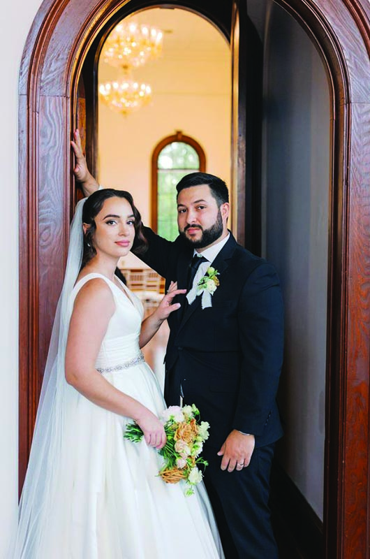 Old Money Meets Mocha Mousse – The First Look That Finally Happened couple portrait