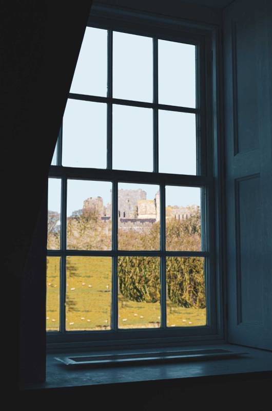 luxury wedding Ireland Cashel Palace Hotel Suite Window