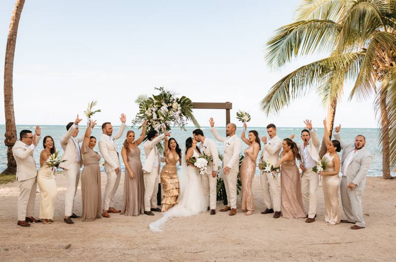 Hyatt Regency Puerto Rico’s Holiday Season Is the Perfect Time to Say ‘I Do’” wedding beach puerto ricos holiday season is the perfect time to say i do bridal party